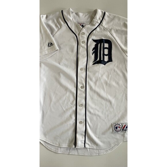 Large Vintage Majestic Brandon Inge #15 Detroit Tigers Jersey - Picture 1 of 10